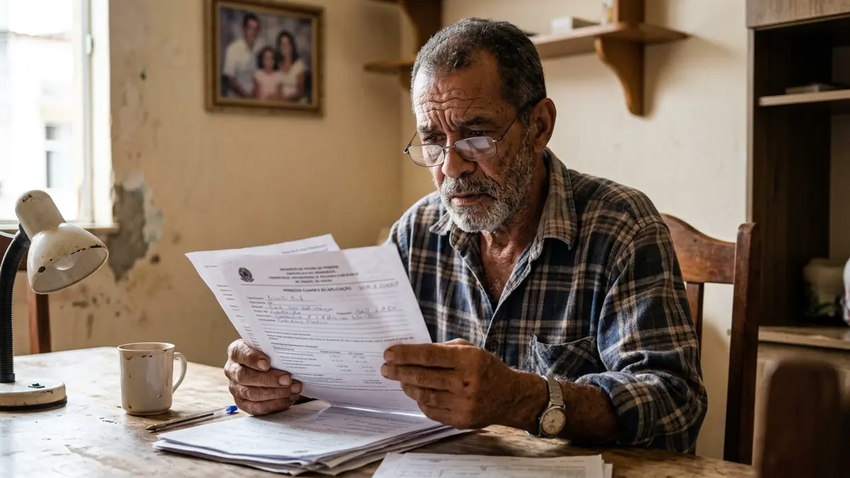 Fotografia documental fotorrealista de um senhor trabalhador, com cerca de 60 anos